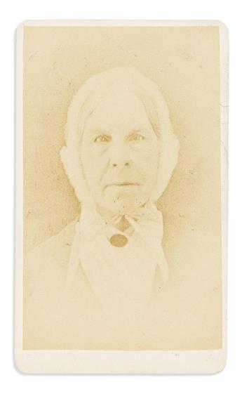 Grimké, Sarah Moore (1792-1873) Carte-de-visite.